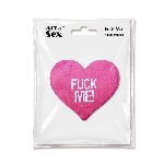 Пестис-сердечка Art of Sex - Fuck me, рожевий - мініатюра 3
