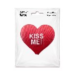Пестис-сердечка Art of Sex - Kiss me, червоний - мініатюра 3