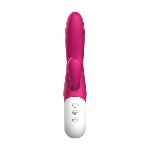 Вібратор-кролик Liebe Bend It Plus Rechargeable Cerise, гнучкий, 2 мотори, 10 режимів - мініатюра 4