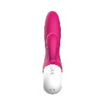 Вібратор-кролик Liebe Bend It Plus Rechargeable Cerise, гнучкий, 2 мотори, 10 режимів - мініатюра 3