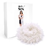 Боа з пір’я Art of Sex, довжина 2 метри, колір білий - мініатюра 2