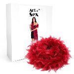 Боа з пір’я Art of Sex, довжина 2 метри, колір червоний - мініатюра 2