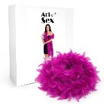 Боа з пір’я Art of Sex, довжина 2 метри, колір маджента - мініатюра 2