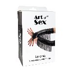 Вінілові мітенки Art of Sex - Lerona, розмір M, колір червоний - мініатюра 3