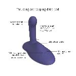 Подвійний sit-on-top пульсатор Love To Love GOFAST - стимуляція клітора та точки G, регулюється - мініатюра 2