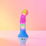 Дилдо, що світиться Love To Love - CANDY LOOP, 39 режимів підсвічування, гнеться, перезаряджуваний - мініатюра 1