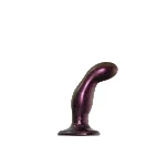 Дилдо з вібрацією Strap-On-Me FINGERING & VIBRATING DILDO - M - PURPLE, з манливим рухом - мініатюра 1