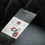 Наручники Liebe Seele Flower Rhythm - Black and Red Leather Flowers Hand Cuffs (м'яте паковання!!!) - мініатюра 2