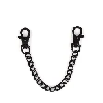 Поножі Liebe Seele Flower Rhythm - Black and Red Leather Flowers Hand Cuffs - мініатюра 4