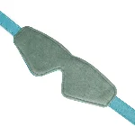 Маска на очі  Liebe Seele Blue Lamb Leather Blindfold with Velvet Lining - мініатюра 3