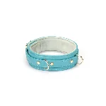 Нашийник з повідцем Liebe Seele Blue Lamb Leather Collar with Velvet Lining - мініатюра 2