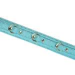 Нашийник з повідцем Liebe Seele Blue Lamb Leather Collar with Velvet Lining - мініатюра 6