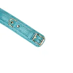 Наручники Liebe Seele Blue Lamb leather Wrist Cuffs with Velvet Lining - мініатюра 5