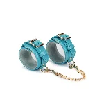 Поножі Liebe Seele Blue Lamb Leather Ankle Cuffs with Velvet Lining - мініатюра 2