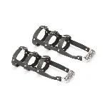 Шкіряна портупея для гомілкостопу зі шпорами Liebe Seele Leather High Heel Ankle Harness Silver - мініатюра 1