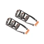 Шкіряна портупея для гомілкостопу зі шпорамиLiebe Seele Leather High Heel Ankle Harness Rose Gold - мініатюра 1