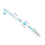Кляп Liebe Seele Crystal Ball Gag - Blue (Small Ball) - мініатюра 2
