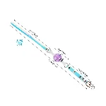 Кляп Liebe Seele Crystal Ball Gag - Purple (Large Ball) - мініатюра 2