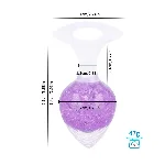 Анальна пробка Liebe Seele Heart-shaped Crystal Anal Plug - Purple Small - мініатюра 2