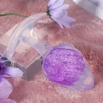 Анальна пробка Liebe Seele Icecream-shaped Crystal Anal Plug - Purple Medium - мініатюра 4