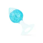 Анальна пробка Liebe Seele Heart-shaped Crystal Anal Plug - Blue Medium - мініатюра 1