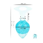 Анальна пробка Liebe Seele Heart-shaped Crystal Anal Plug - Blue Medium - мініатюра 2