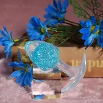 Анальна пробка Liebe Seele Icecream-shaped Crystal Anal Plug - Blue Medium - мініатюра 4