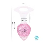 Анальна пробка Liebe Seele Heart-shaped Crystal Anal Plug - Pink Medium - мініатюра 6