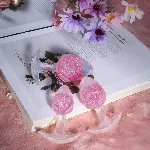 Анальна пробка Liebe Seele Icecream-shaped Crystal Anal Plug - Pink Small - мініатюра 4