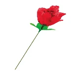 Мереживні трусики у вигляді троянди Fun Novelties Rose You Red - мініатюра 3
