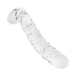 Скляний фалоімітатор Gildo Textured Glass Dildo No. 36 - мініатюра 7