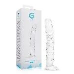 Скляний фалоімітатор Gildo Textured Glass Dildo No. 36 - мініатюра 10