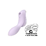 Вакуумний стимулятор з вібрацією Satisfyer Curvy Trinity 2 Violet - мініатюра 1
