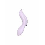 Вакуумний стимулятор з вібрацією Satisfyer Curvy Trinity 2 Violet - мініатюра 4