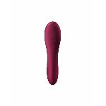 Вакуумний стимулятор із вібрацією Satisfyer Dual Crush Wine Red - мініатюра 3