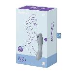 Вакуумний стимулятор з вібрацією Satisfyer Curvy Trinity 3 BlueGrey - мініатюра 2