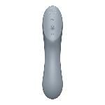 Вакуумний стимулятор з вібрацією Satisfyer Curvy Trinity 3 BlueGrey - мініатюра 3