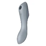 Вакуумний стимулятор з вібрацією Satisfyer Curvy Trinity 3 BlueGrey - мініатюра 1