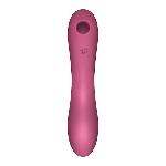 Вакуумний стимулятор із вібрацією Satisfyer Curvy Trinity 3 Red - мініатюра 3