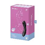 Вакуумний стимулятор з вібрацією Satisfyer Curvy Trinity 4 Black - мініатюра 2