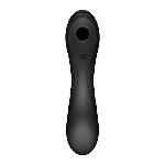Вакуумний стимулятор з вібрацією Satisfyer Curvy Trinity 4 Black - мініатюра 3