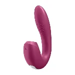 Вакуумний смарт-вібратор Satisfyer Sunray Berry, 4 положення стовбура - мініатюра 1