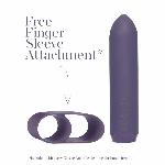 Мінівібратор Je Joue - Classic Bullet Vibrator Purple з глибокою вібрацією і фіксацією на палець - мініатюра 8