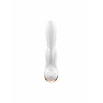 Смарт вібратор-кролик із подвійним відростком Satisfyer Double Flex White - мініатюра 3