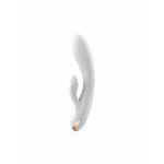 Смарт вібратор-кролик із подвійним відростком Satisfyer Double Flex White - мініатюра 4