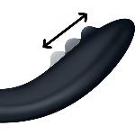 Вібратор із перлинною стимуляцією точки G Satisfyer Rrrolling Explosion Black - мініатюра 7