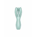 Кліторальний вібратор Satisfyer Threesome 3 Mint з трьома пальчиками - мініатюра 3