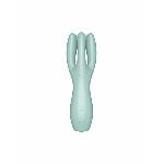 Кліторальний вібратор Satisfyer Threesome 3 Mint з трьома пальчиками - мініатюра 4