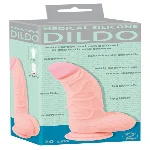 Реалистичный фаллоимитатор с присоской Medical Silicone Dildo L 20mm - мініатюра 1