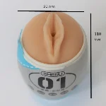 МАСТУРБАТОР "Travel Cup masturbator", цвет голубой - мініатюра 1
